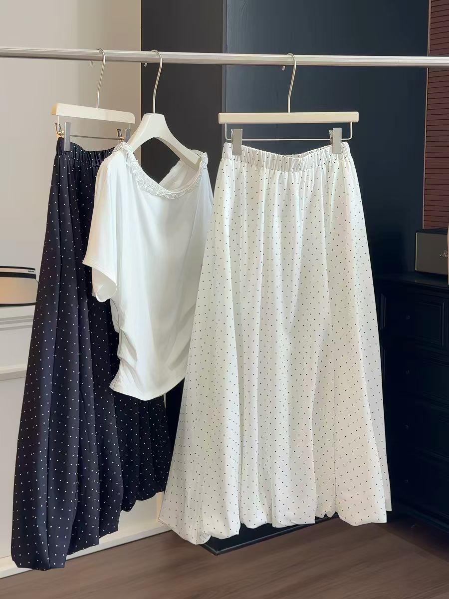 Polka Dots Ballon Skirt