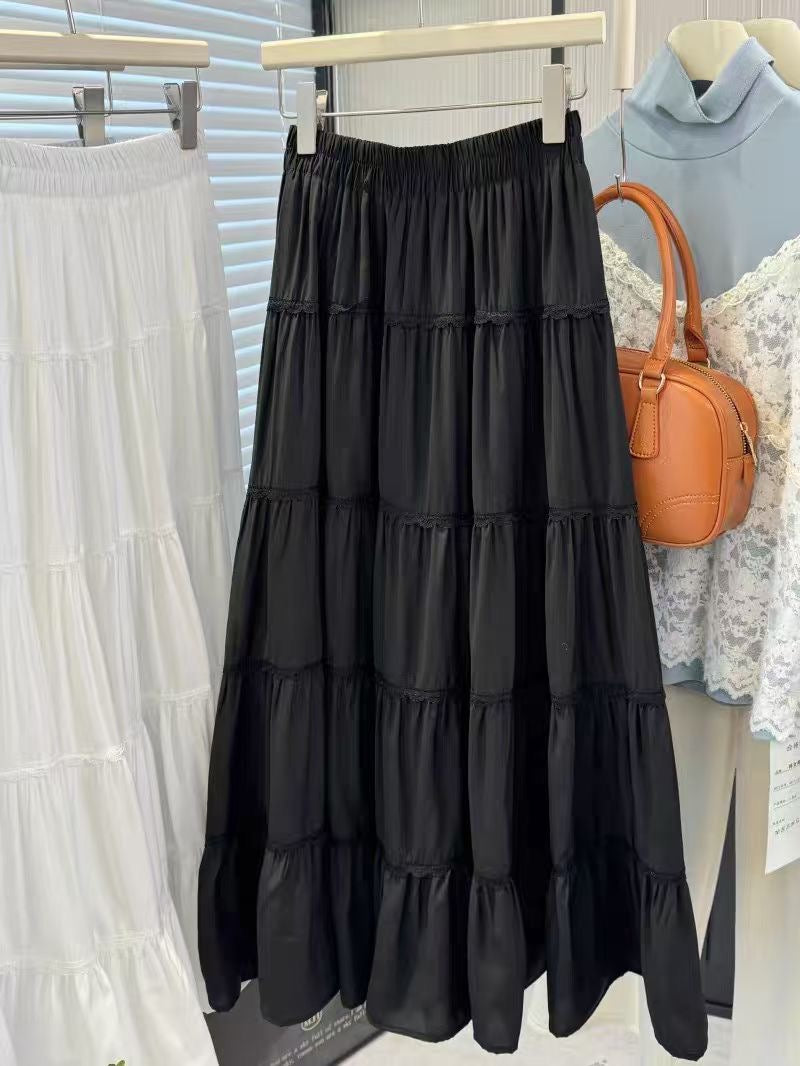 Plain long skirt