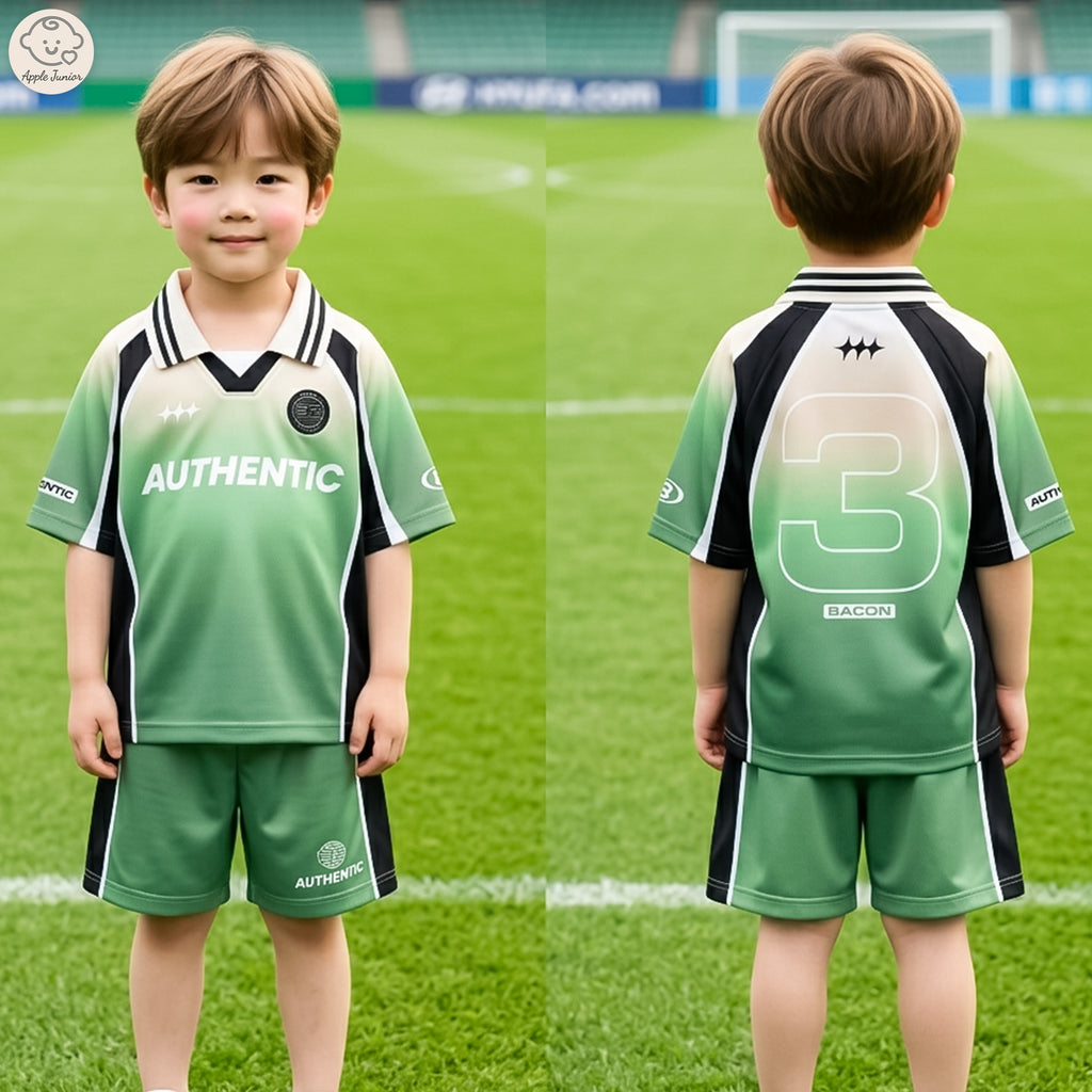 Kids Sport Jersey Set - Green