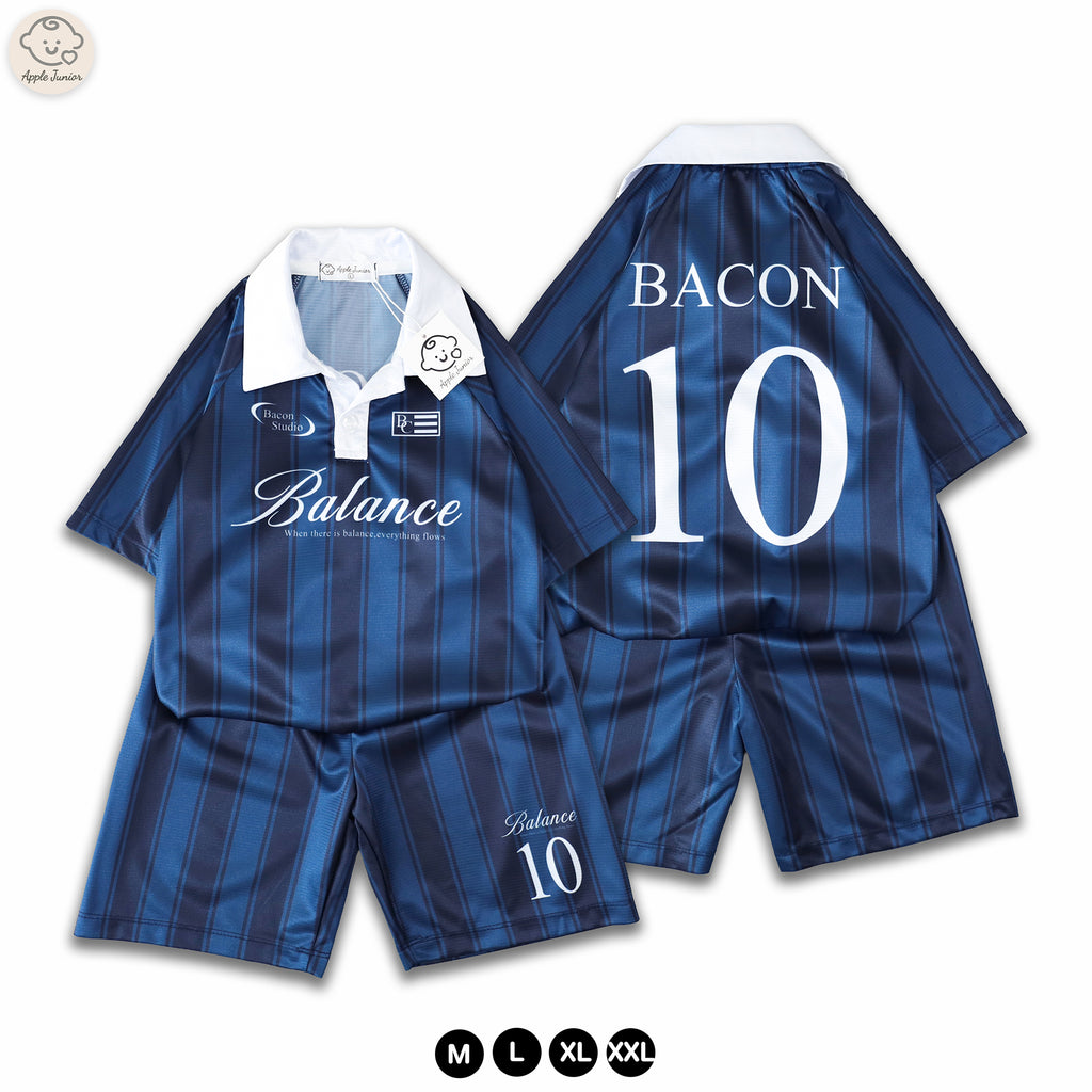 Stripe Kids Sport Jersey Set