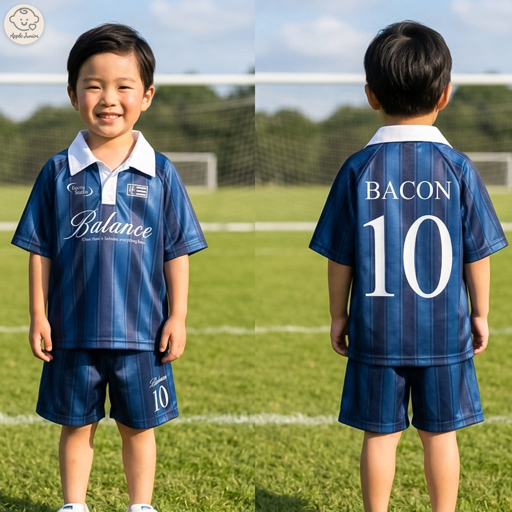 Stripe Kids Sport Jersey Set