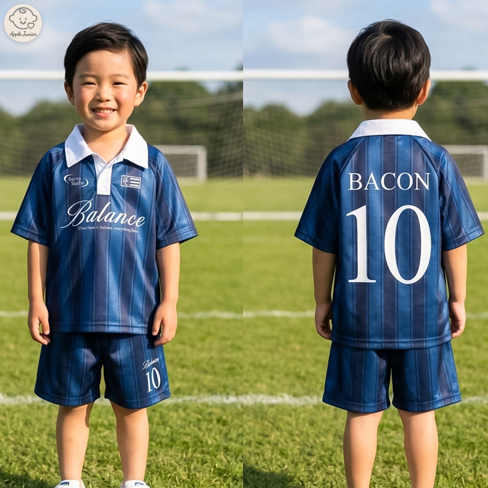 Stripe Kids Sport Jersey Set
