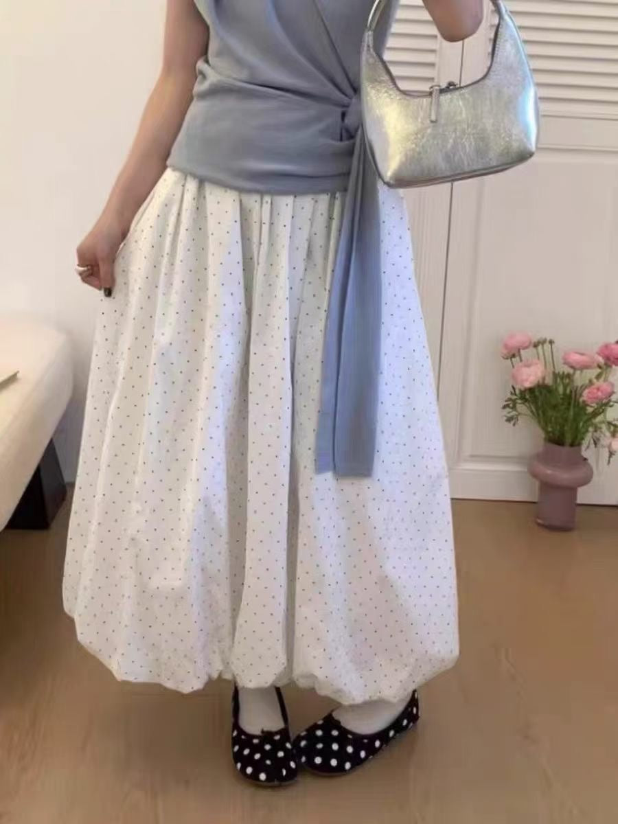 Polka Dots Ballon Skirt
