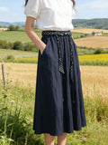 Polka Belt Skirt